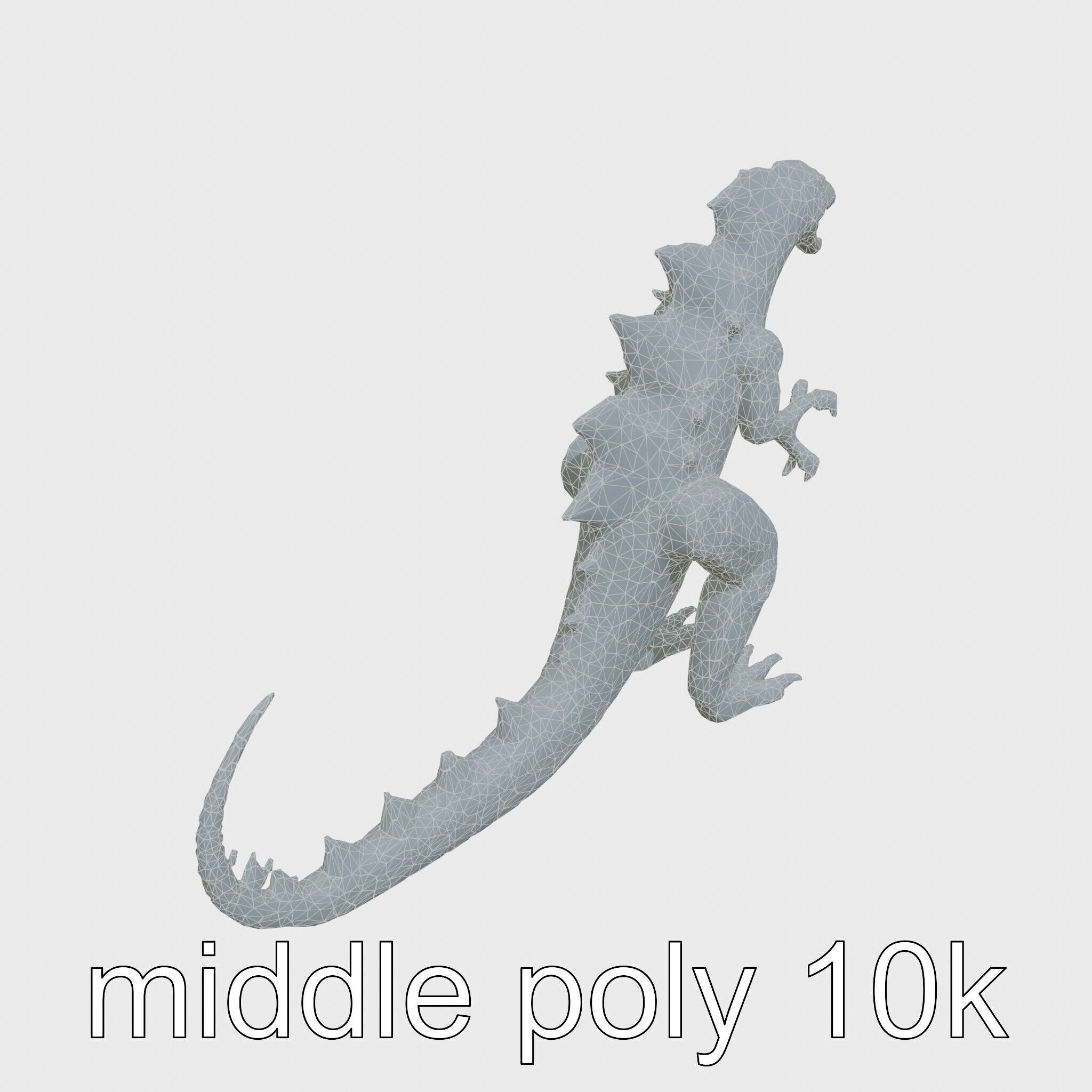 Lava Monster With Glowing Eyes 3D Model Low-poly 3D model_9