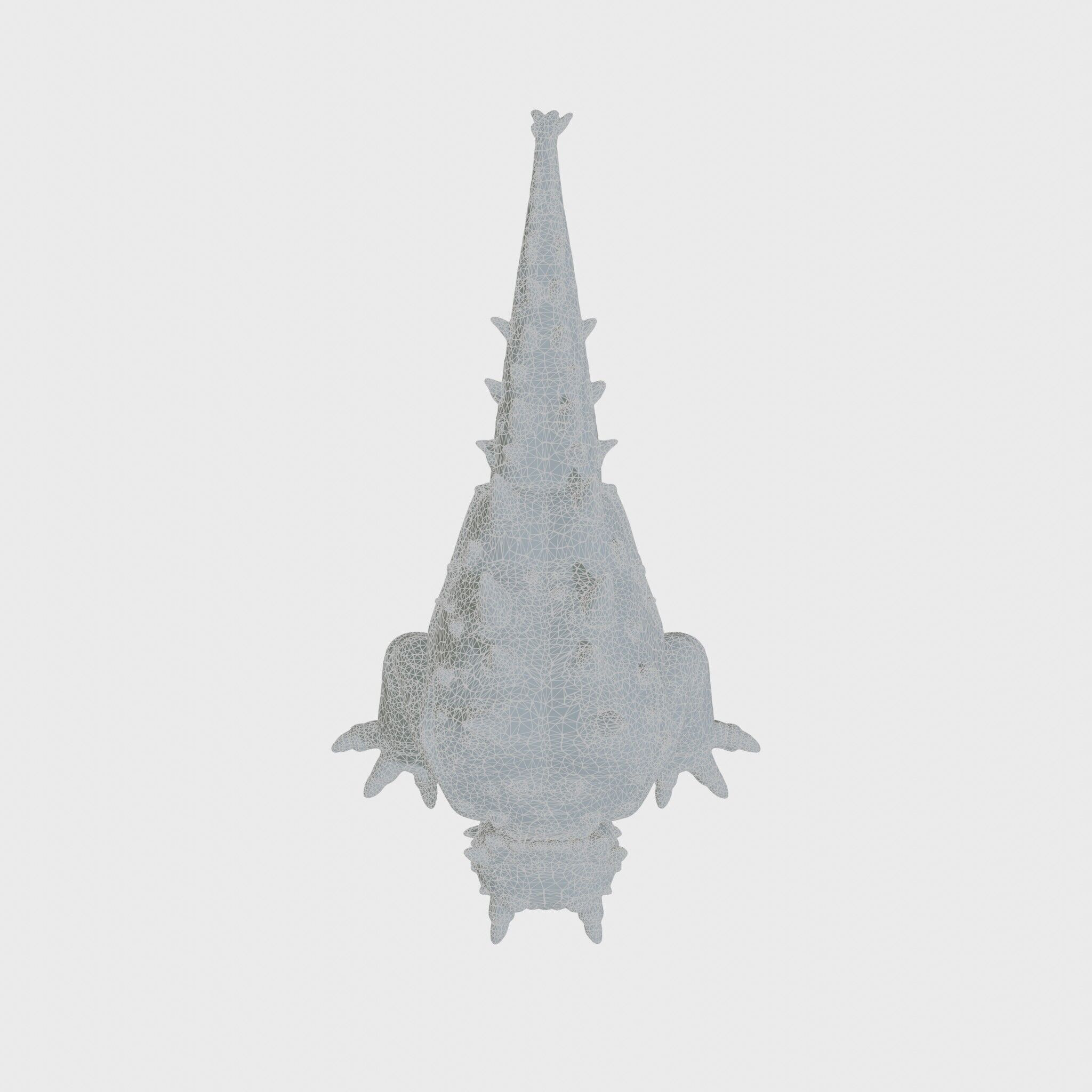 Lava Monster Crawling Creature with Glowing Shell Low-poly 3D model_15