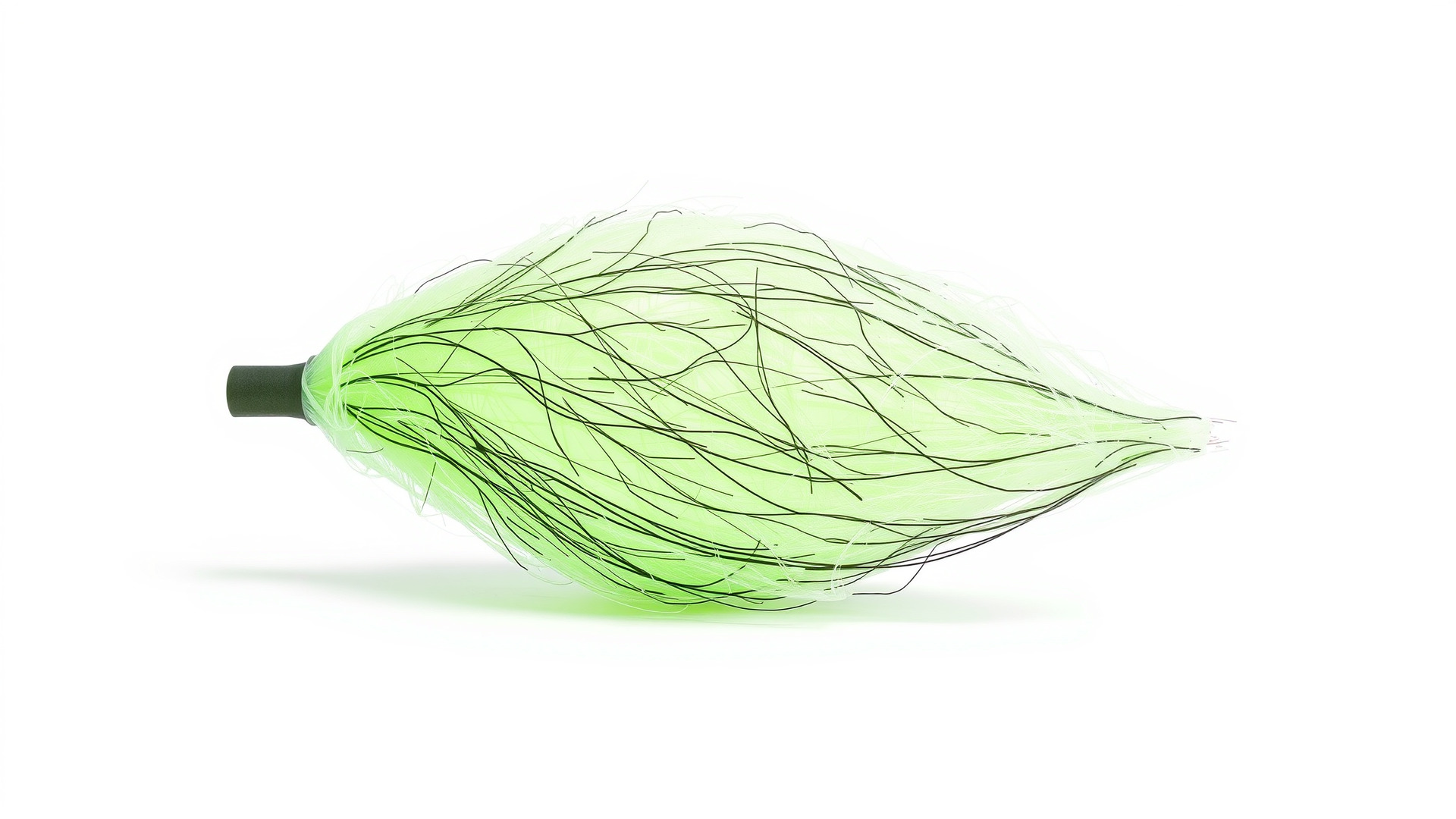 Radioactive Glow Fiber Sculpture Low-poly 3D model_3