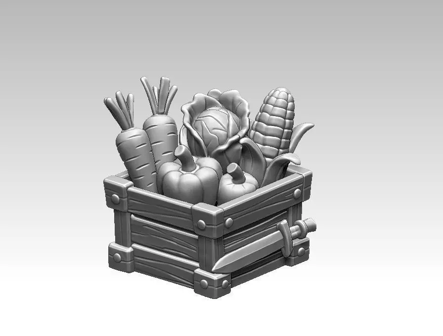 Printable Fantasy Medieval Market 3D print model_7