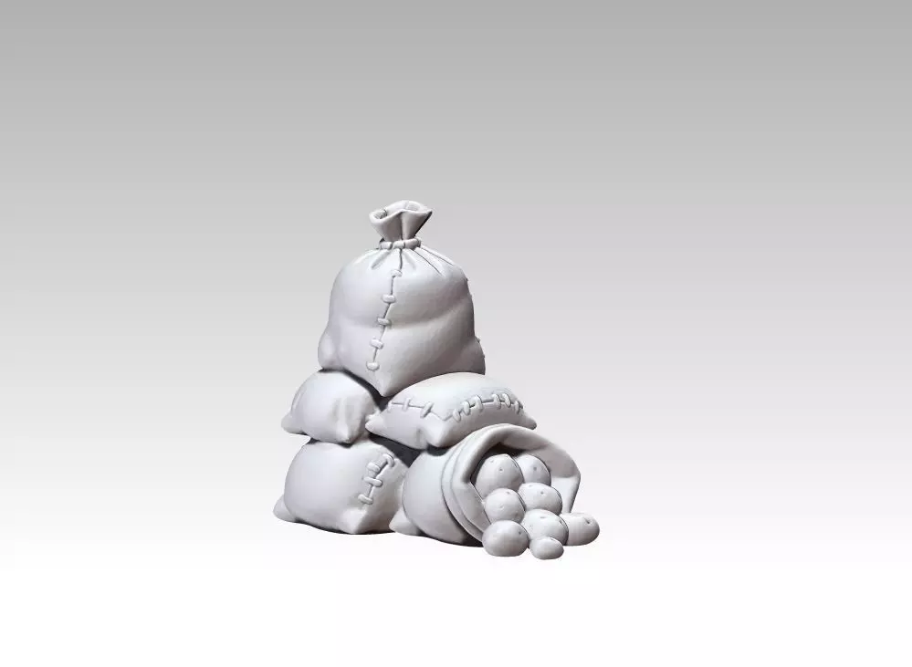 Printable Fantasy Medieval Market 3D print model_13