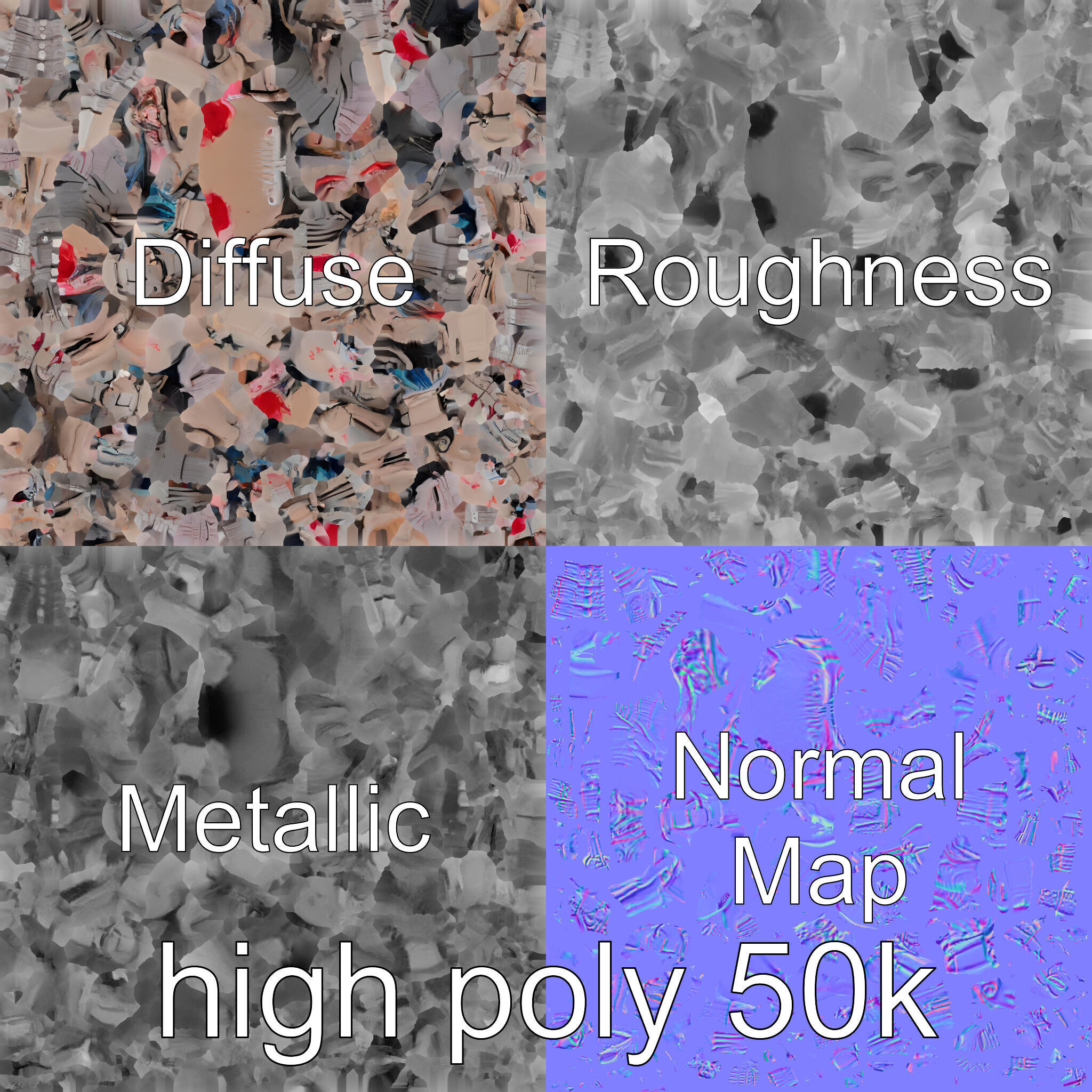 Mechanical Dinosaur Beast with Bleeding Wounds Low-poly 3D model_30