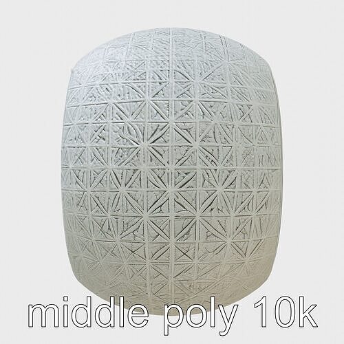 Modular Voice Assistant with Dynamic Panels Low-poly 3D model