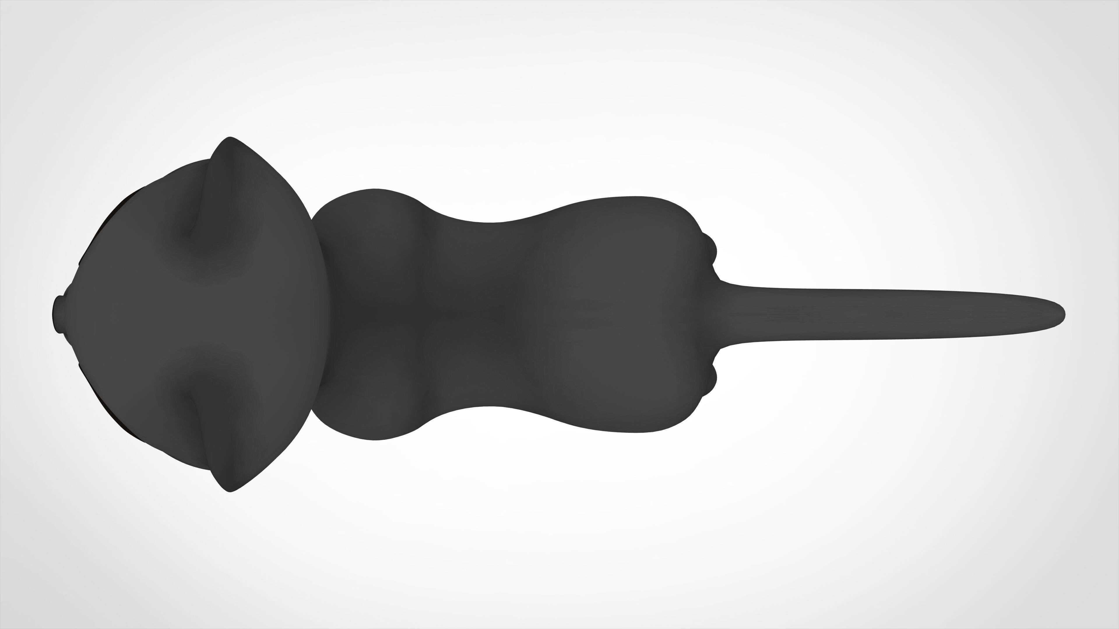 Black Cat 3D model_4