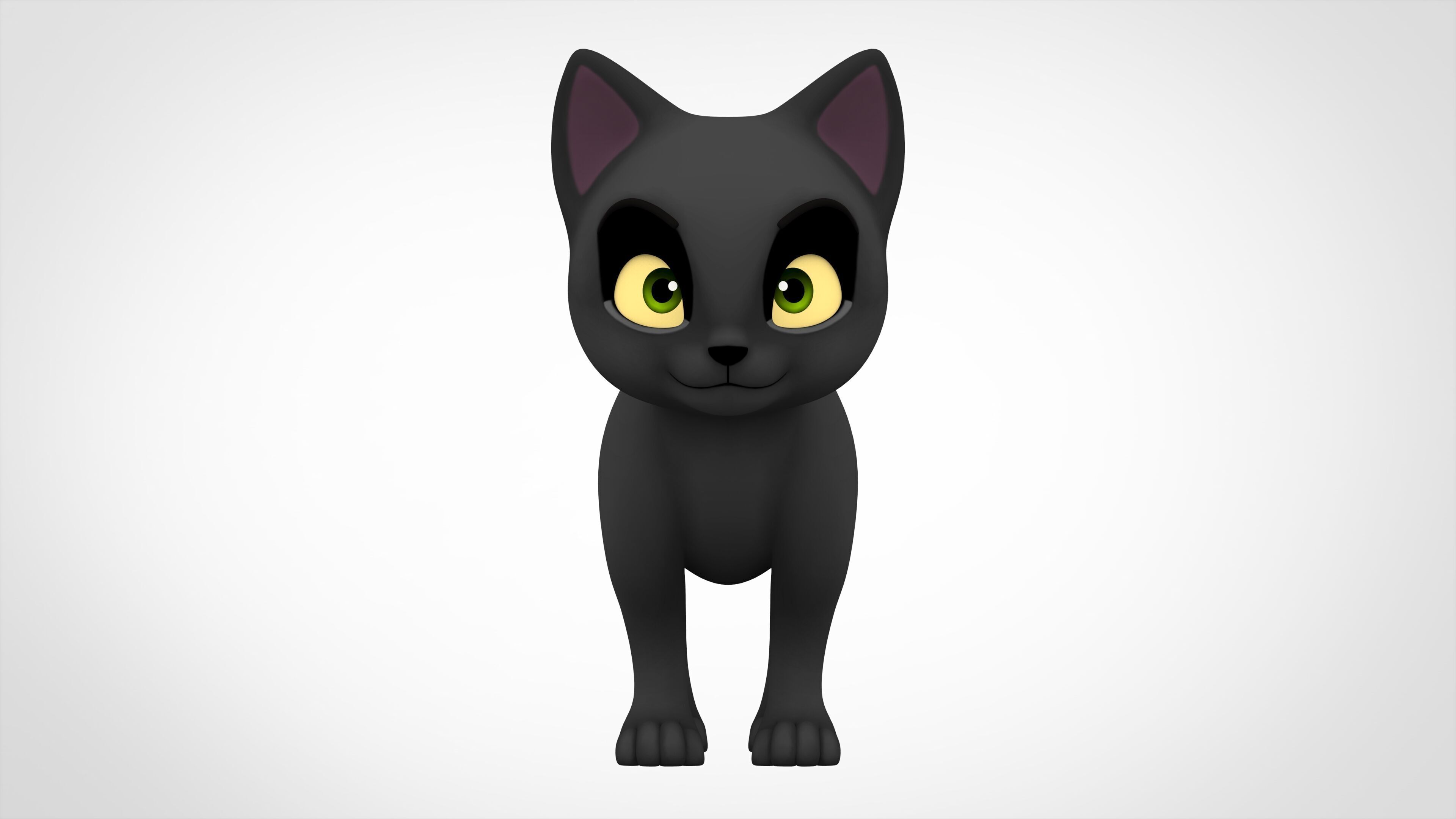 Black Cat 3D model_1