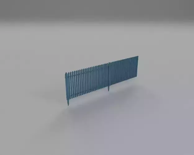 Pallisades Metal fence 1 to 100 Scale