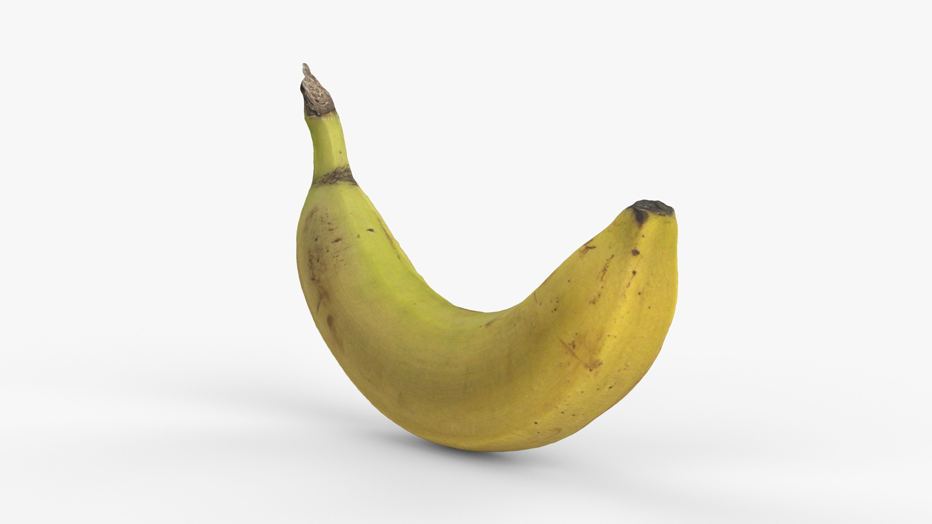 Photorealistic 3D scan of banana Low-poly 3D model_11