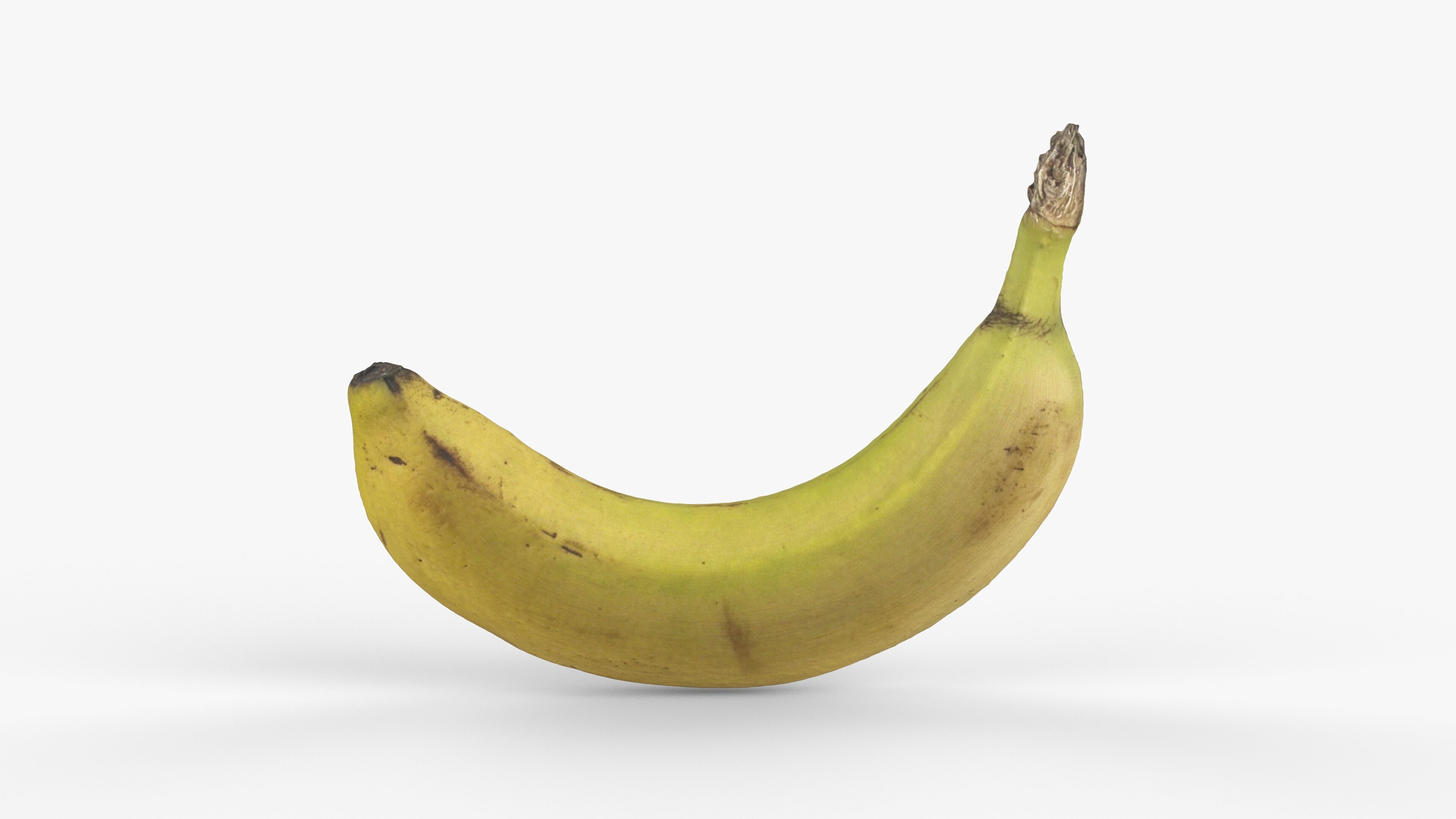 Photorealistic 3D scan of banana Low-poly 3D model_8