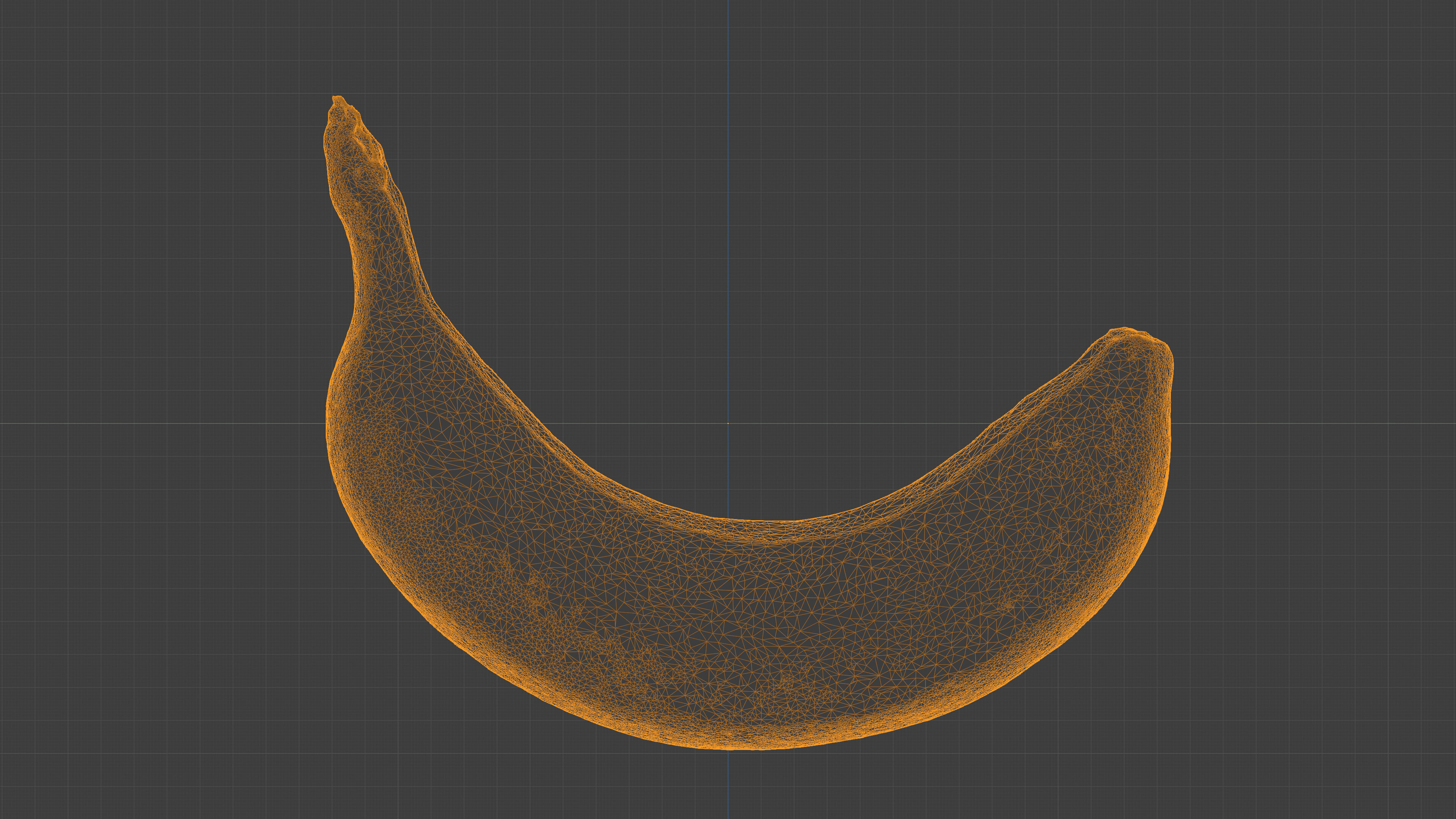 Photorealistic 3D scan of banana Low-poly 3D model_18