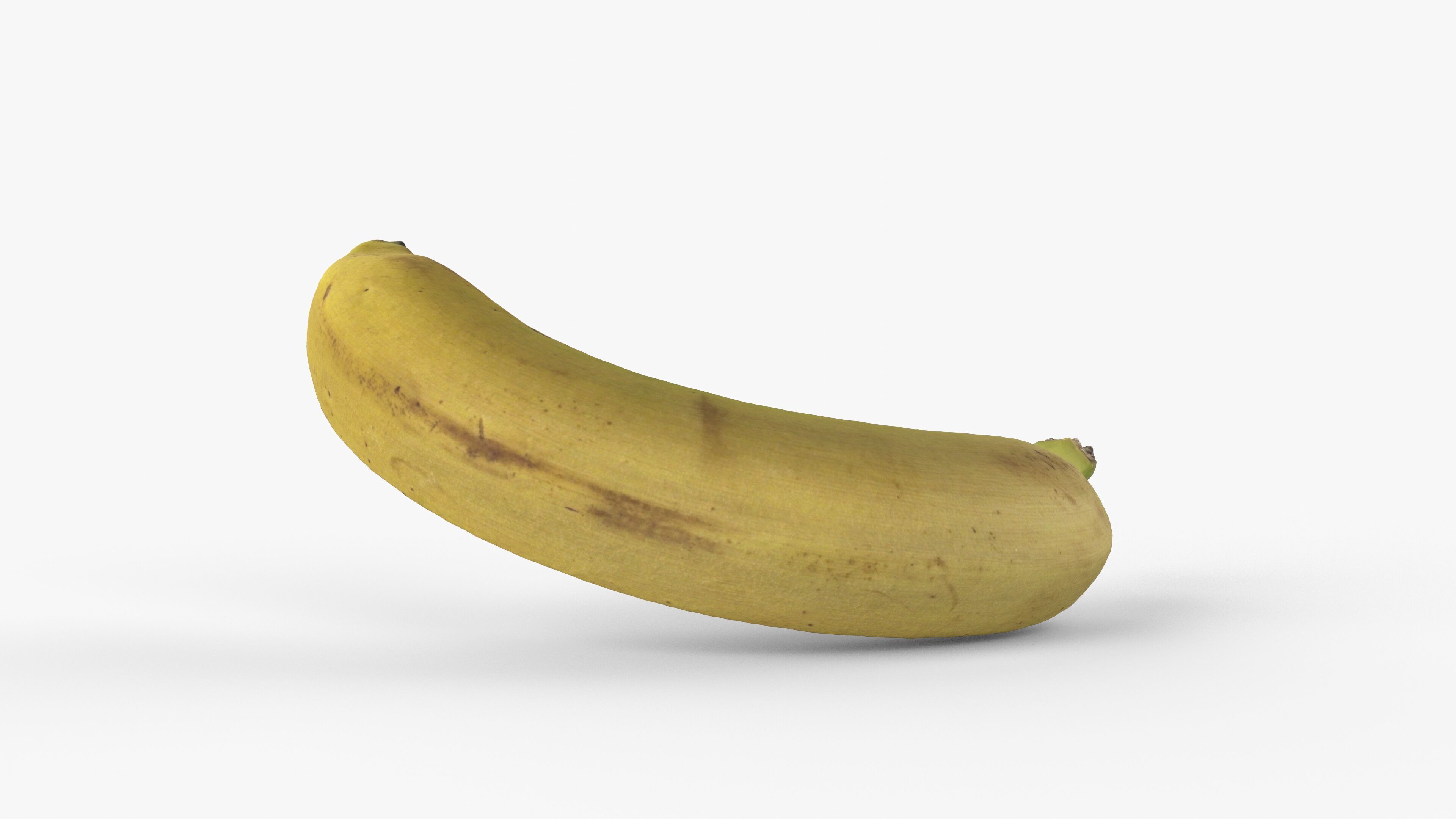 Photorealistic 3D scan of banana Low-poly 3D model_5