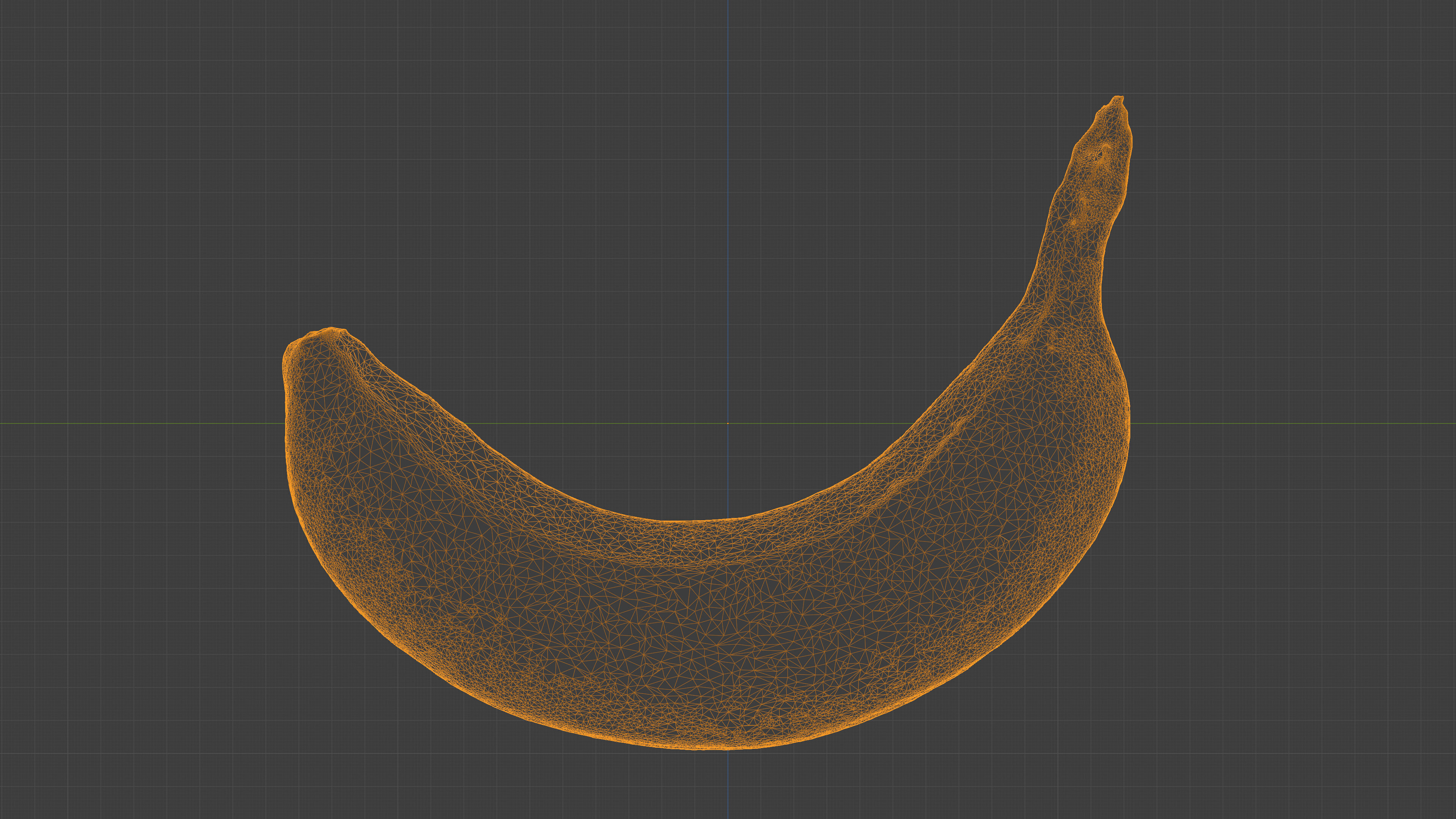 Photorealistic 3D scan of banana Low-poly 3D model_17