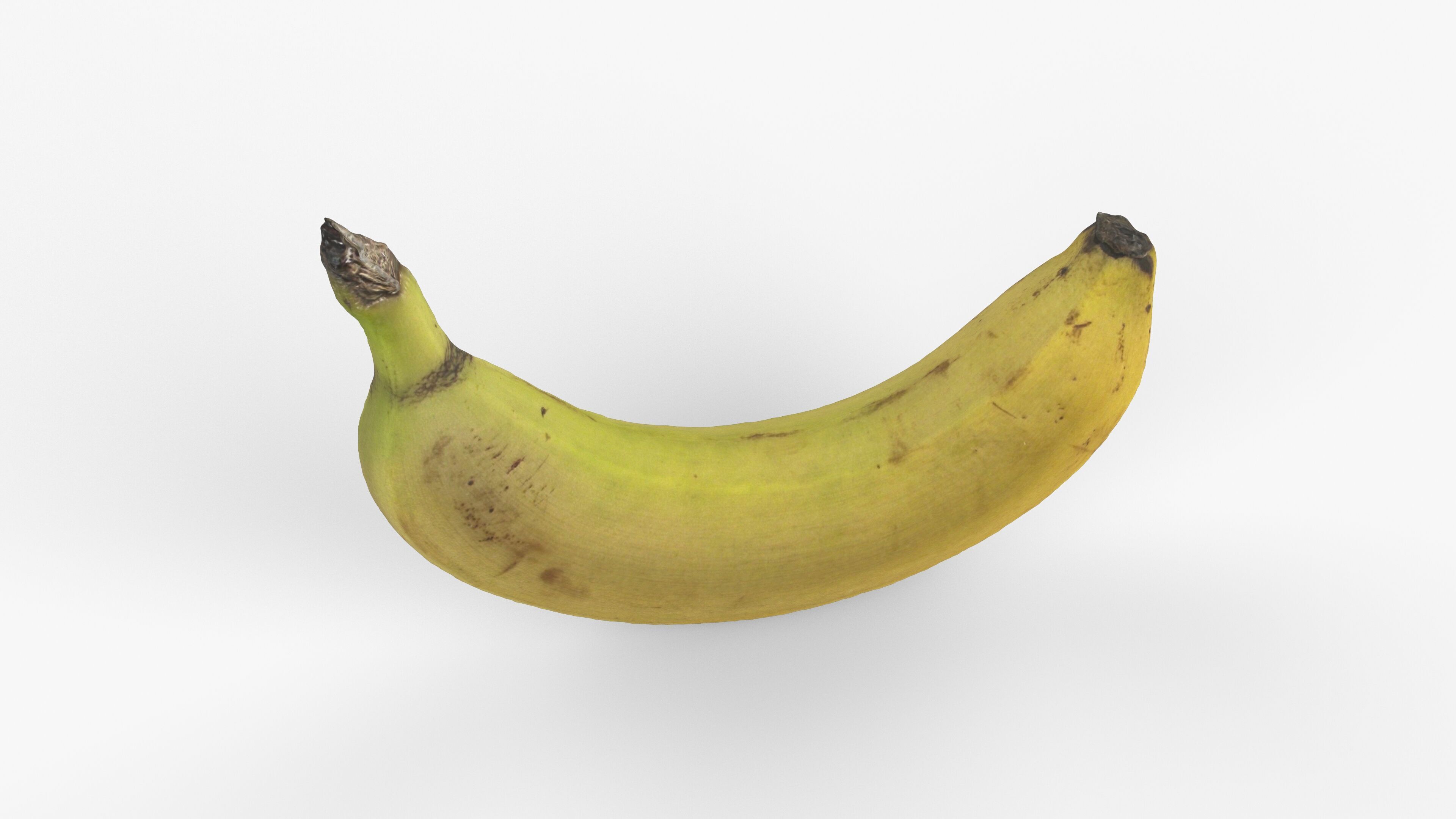 Photorealistic 3D scan of banana Low-poly 3D model_12