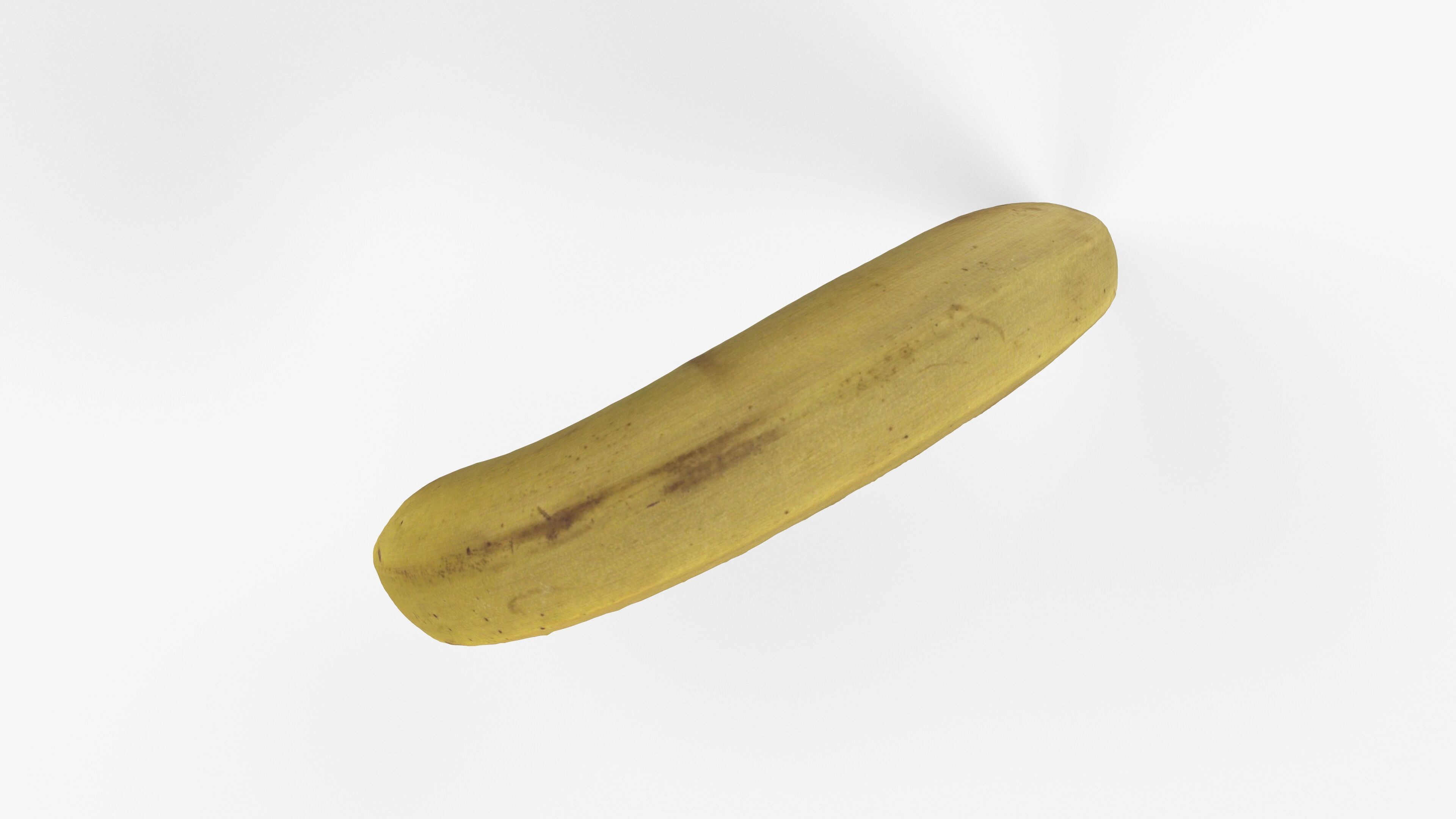 Photorealistic 3D scan of banana Low-poly 3D model_9