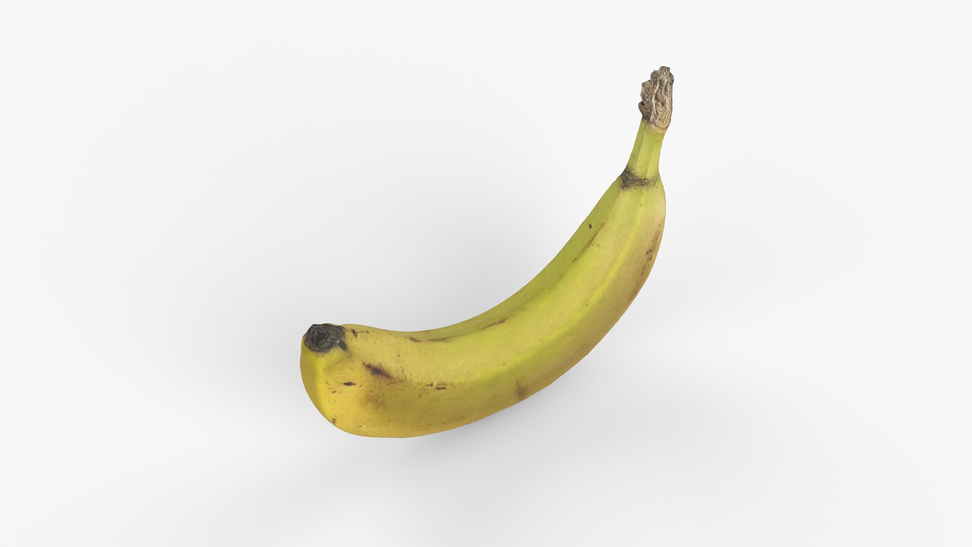 Photorealistic 3D scan of banana Low-poly 3D model_10