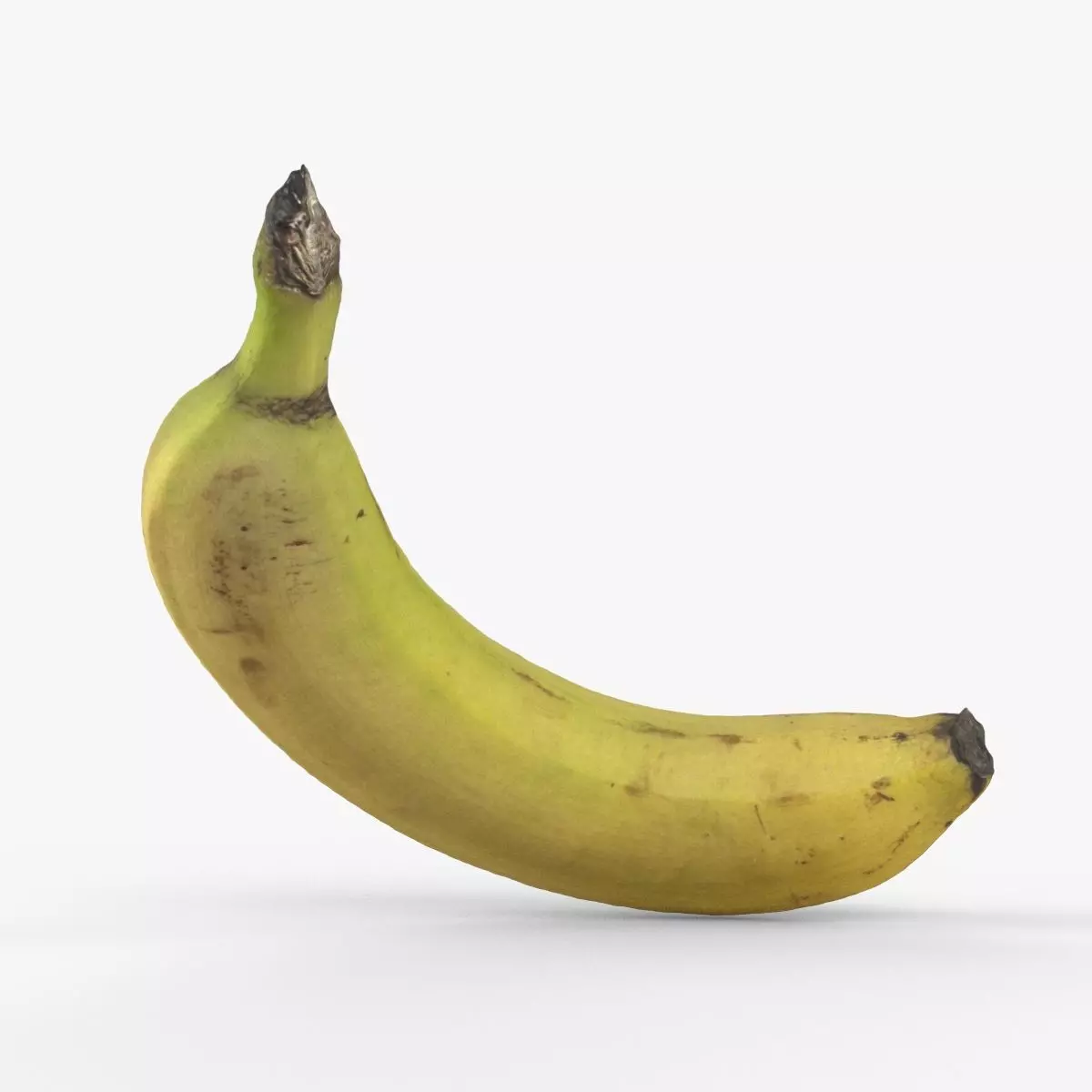 Photorealistic 3D scan of banana Low-poly 3D model_0