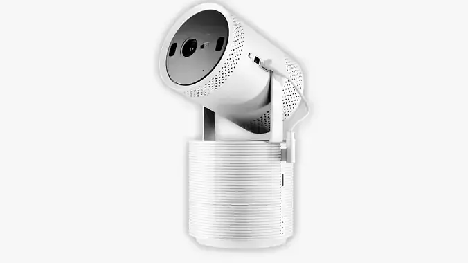 Realistic Samsung Freestyle Projector 3D Model  Clean Topology 3D model