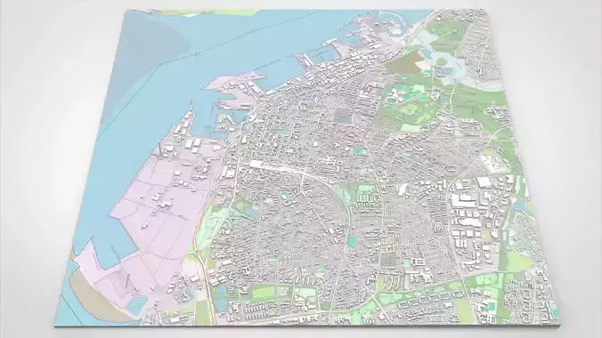 Cityscape Esbjerg Denmark