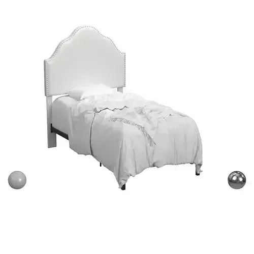 Twin Glam Uph HB - White