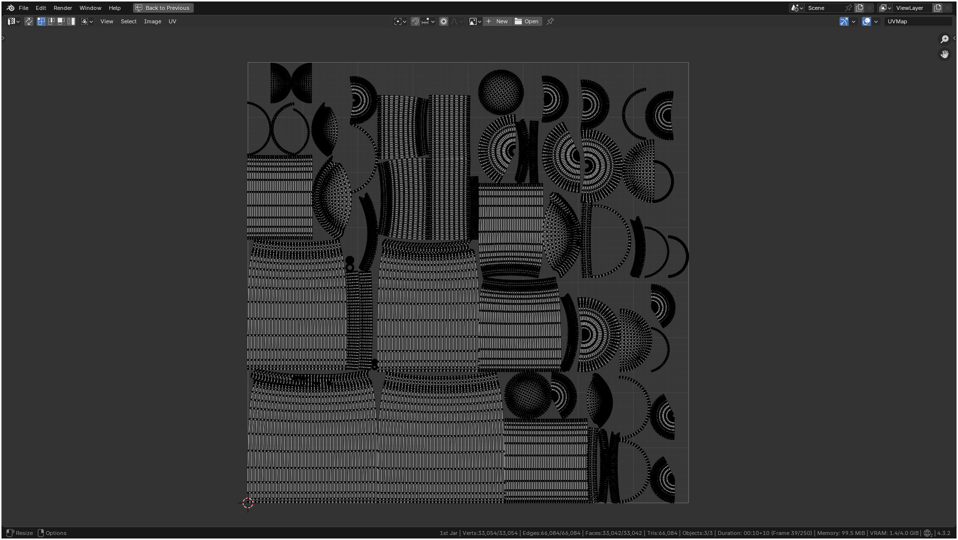 Clear plastic container jar 3D model_38