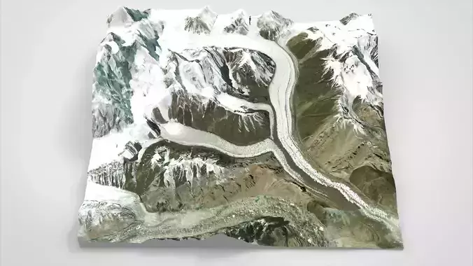 Mountain landscape Glacier China