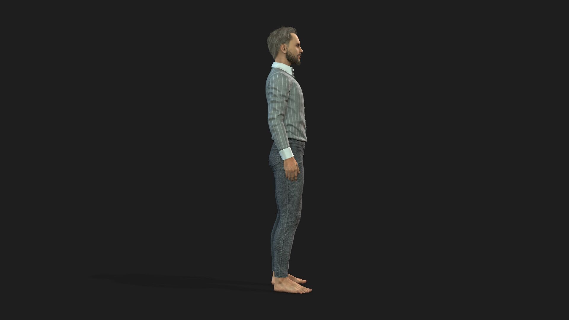 Game Ready 3D Male Character and Fully Rigged 3D model_2