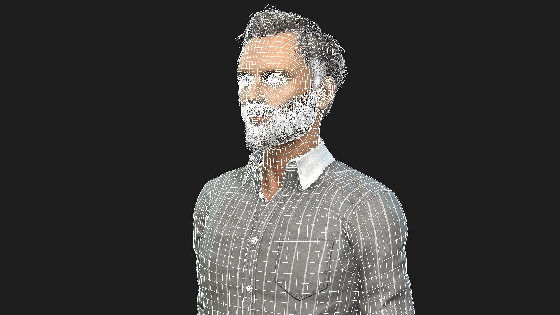 Game Ready 3D Male Character and Fully Rigged 3D model_17