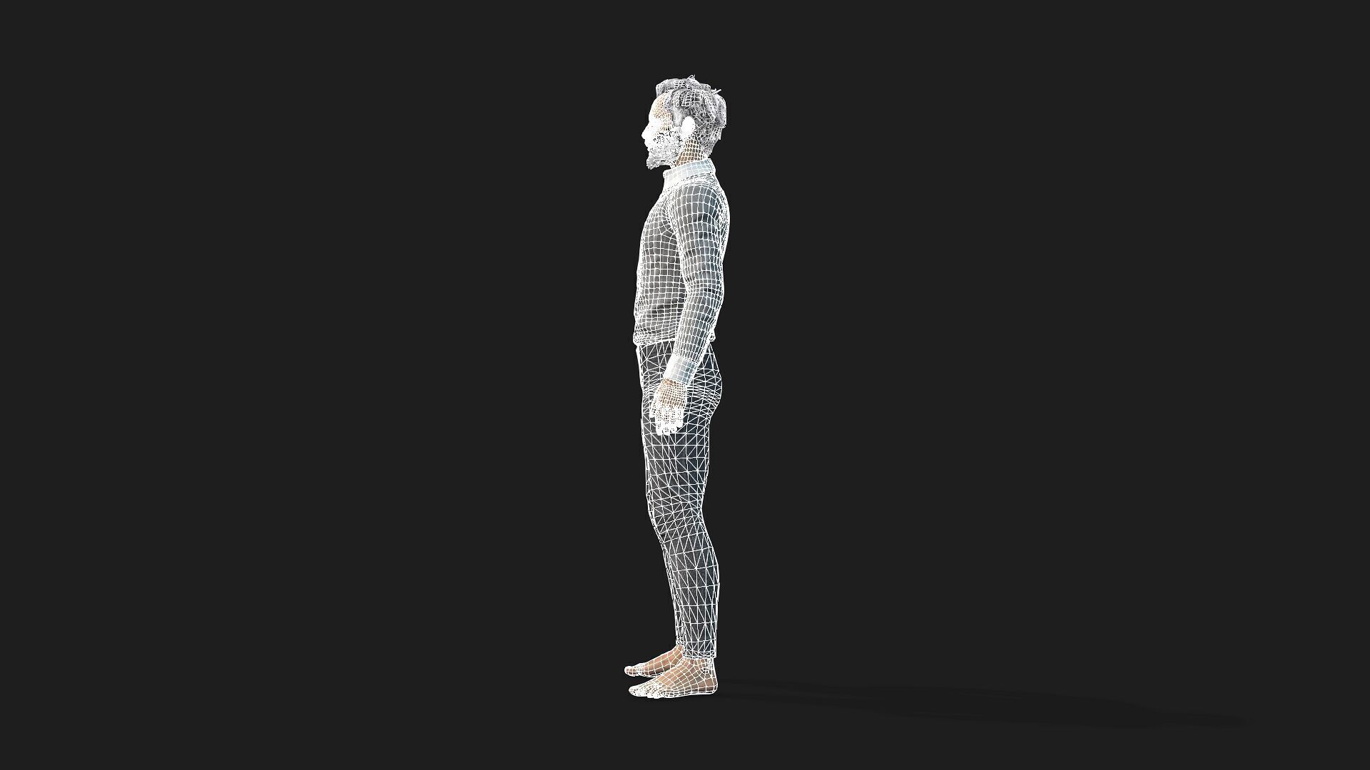 Game Ready 3D Male Character and Fully Rigged 3D model_13