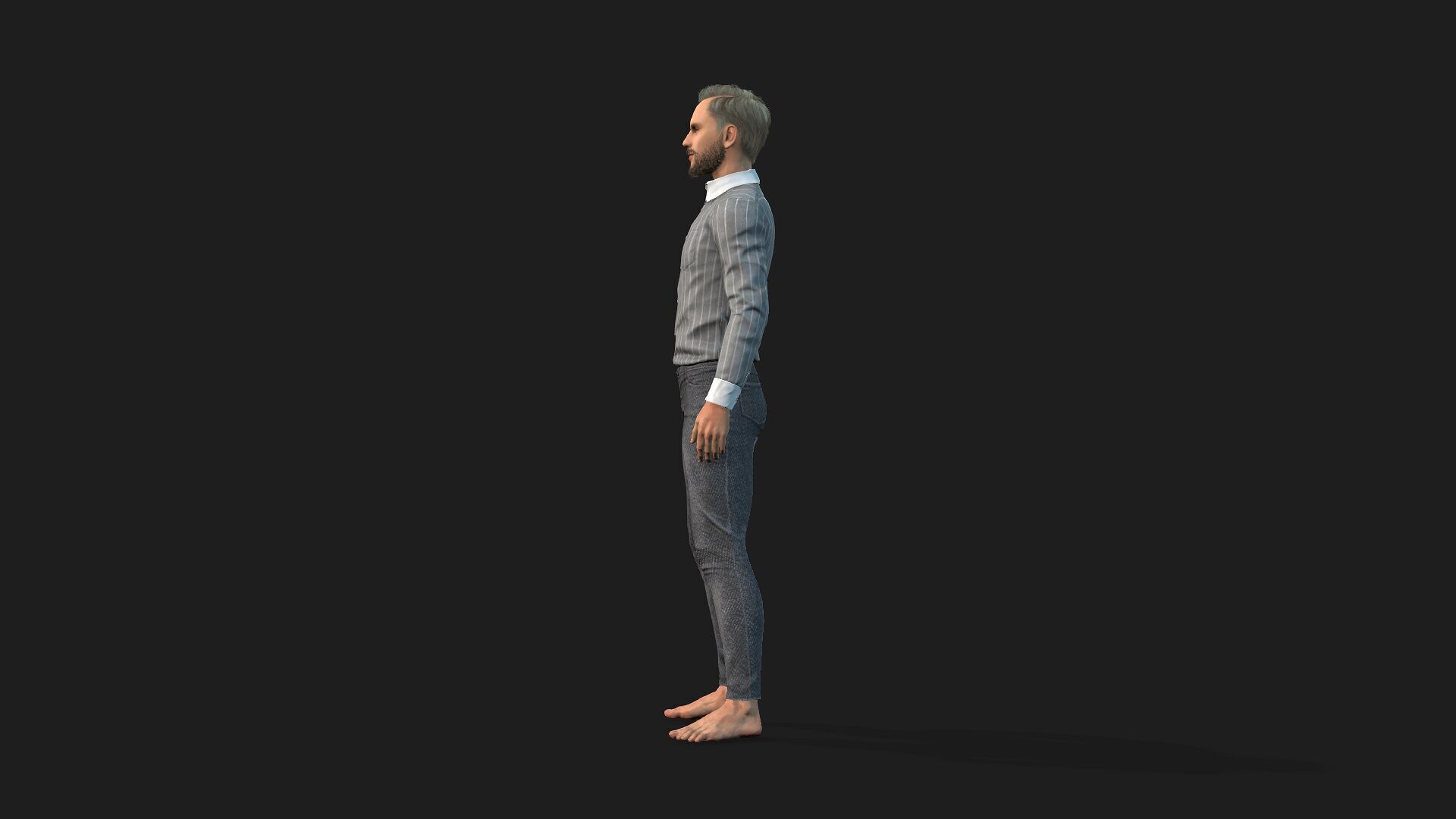Game Ready 3D Male Character and Fully Rigged 3D model_3