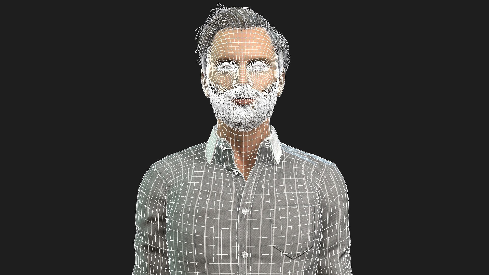 Game Ready 3D Male Character and Fully Rigged 3D model_16