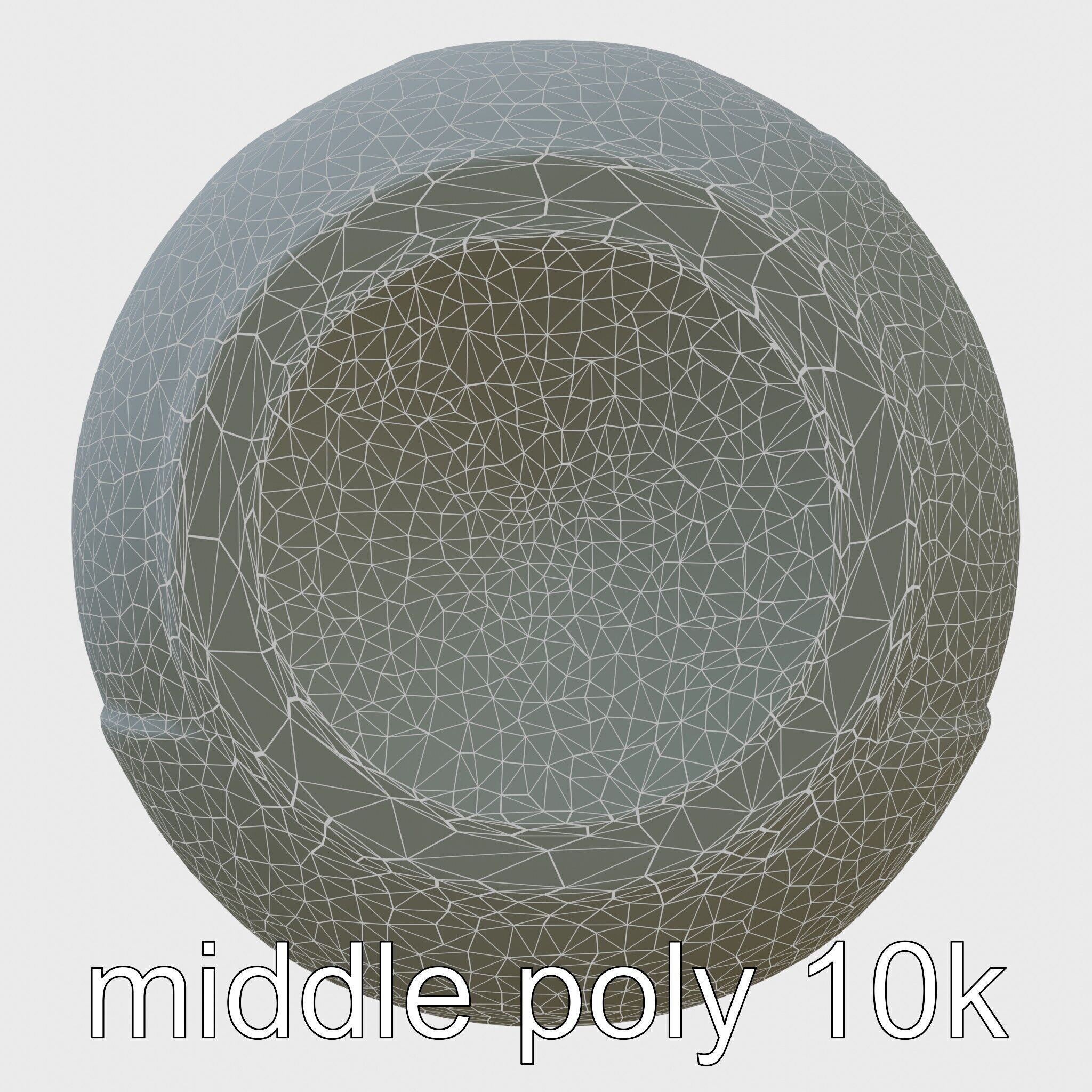 Echoid Glass Cylinder Voice Assistant with Floating Lights Low-poly 3D model_6