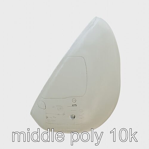 Nimbus Cloud-Shaped Voice Assistant Low-poly 3D model
