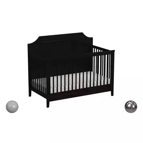Chloe Regency 4-in-1 Convertible Crib in Ebony