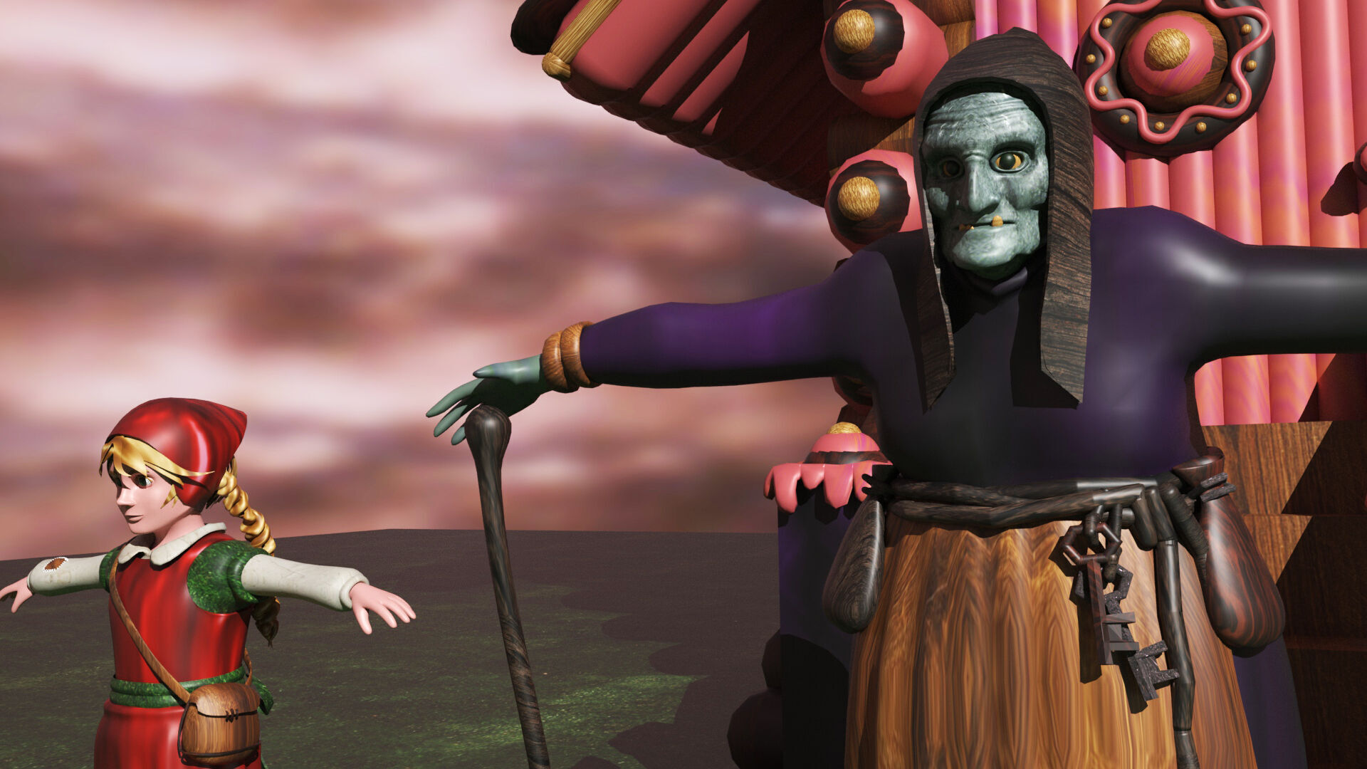 Hansel and Gretel 3D model_5