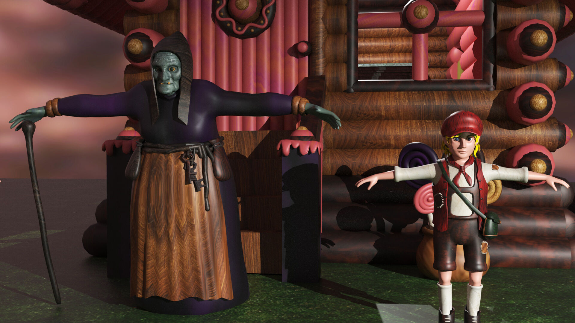 Hansel and Gretel 3D model_13