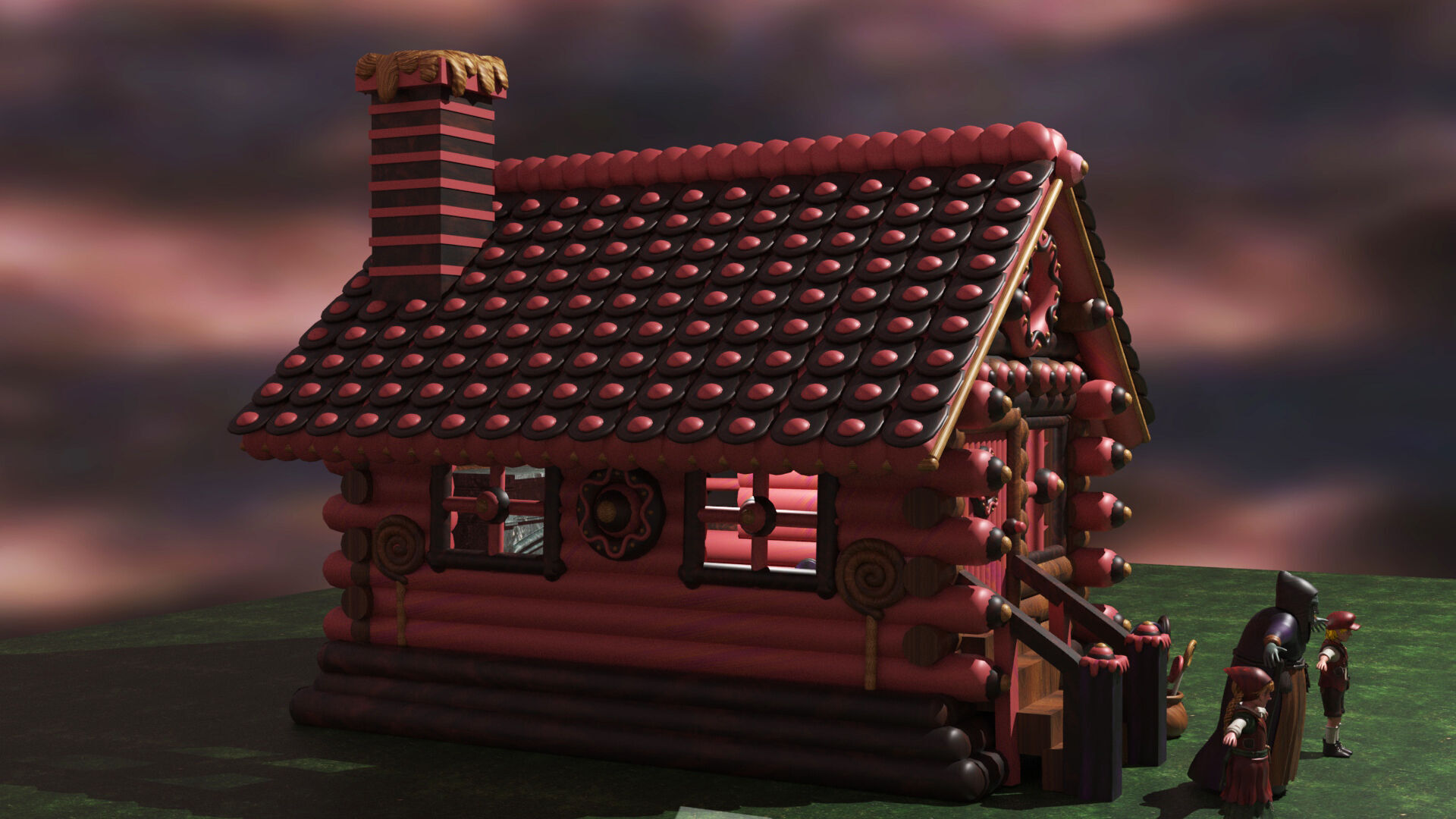 Hansel and Gretel 3D model_11
