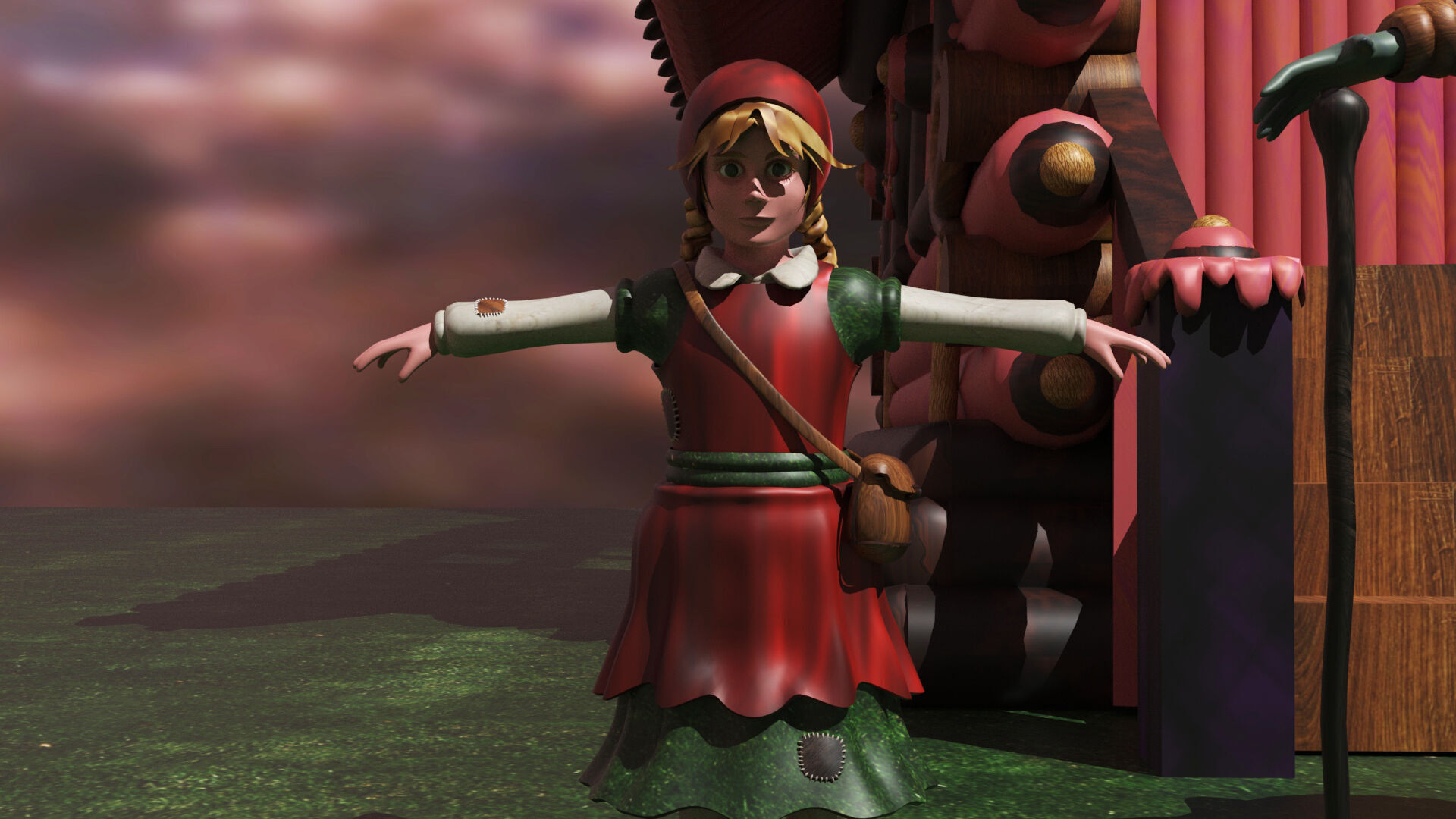 Hansel and Gretel 3D model_8