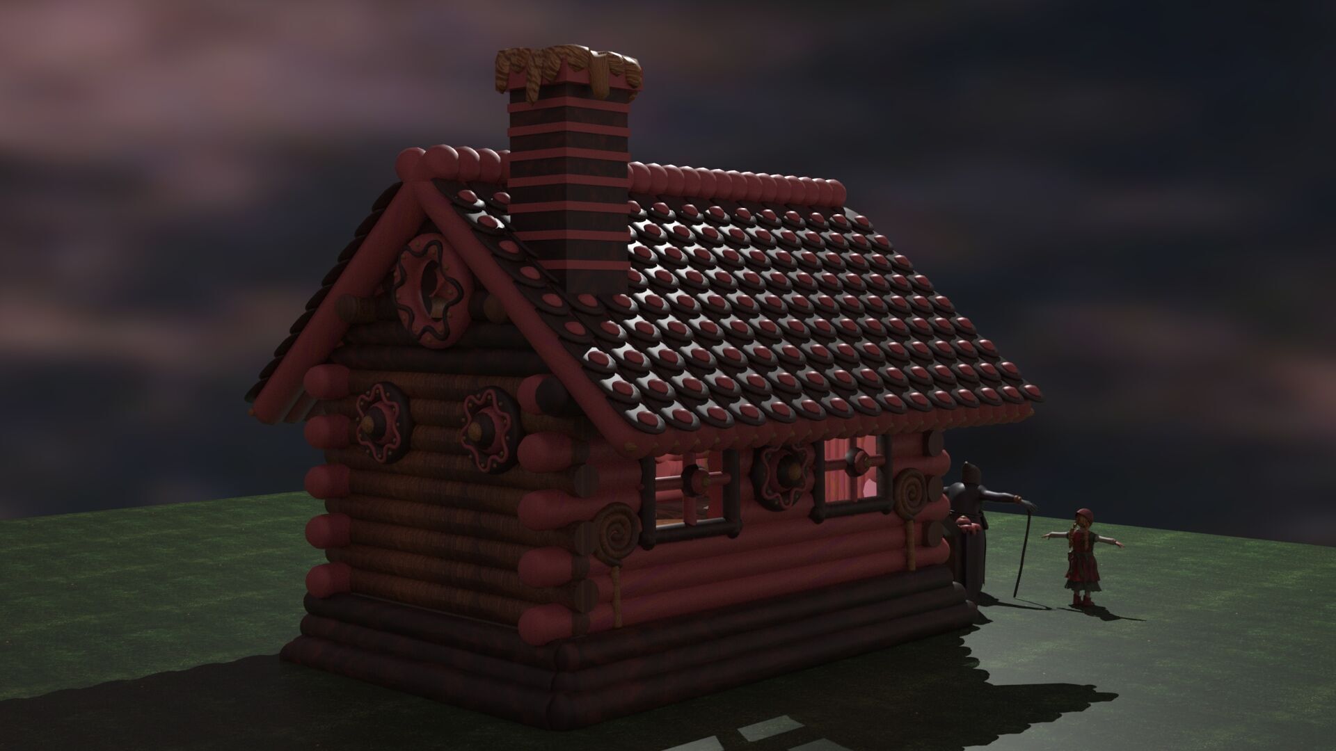 Hansel and Gretel 3D model_12