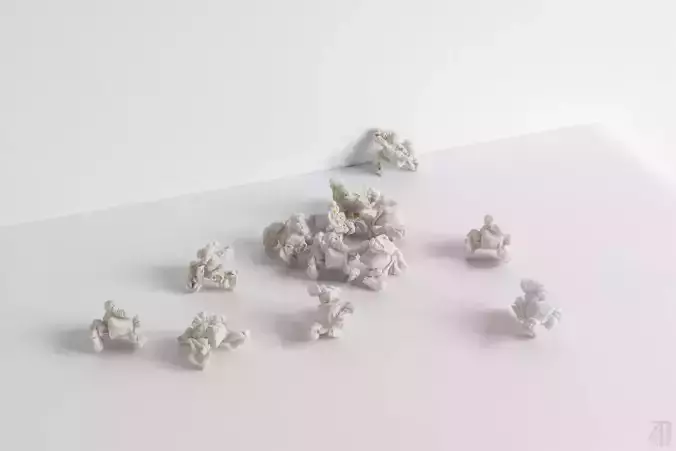 Popcorn 3D model