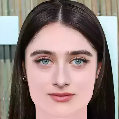 Raffey Cassidy Head - No Hair - Low poly head for game