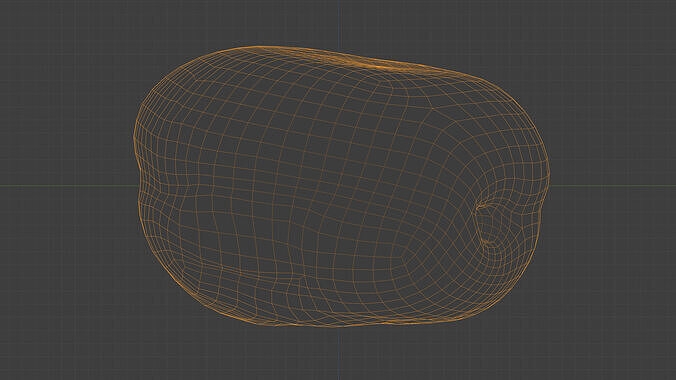 Photorealistic 3D scan of jelly donut or German Jam Doughnut Low-poly 3D model 4