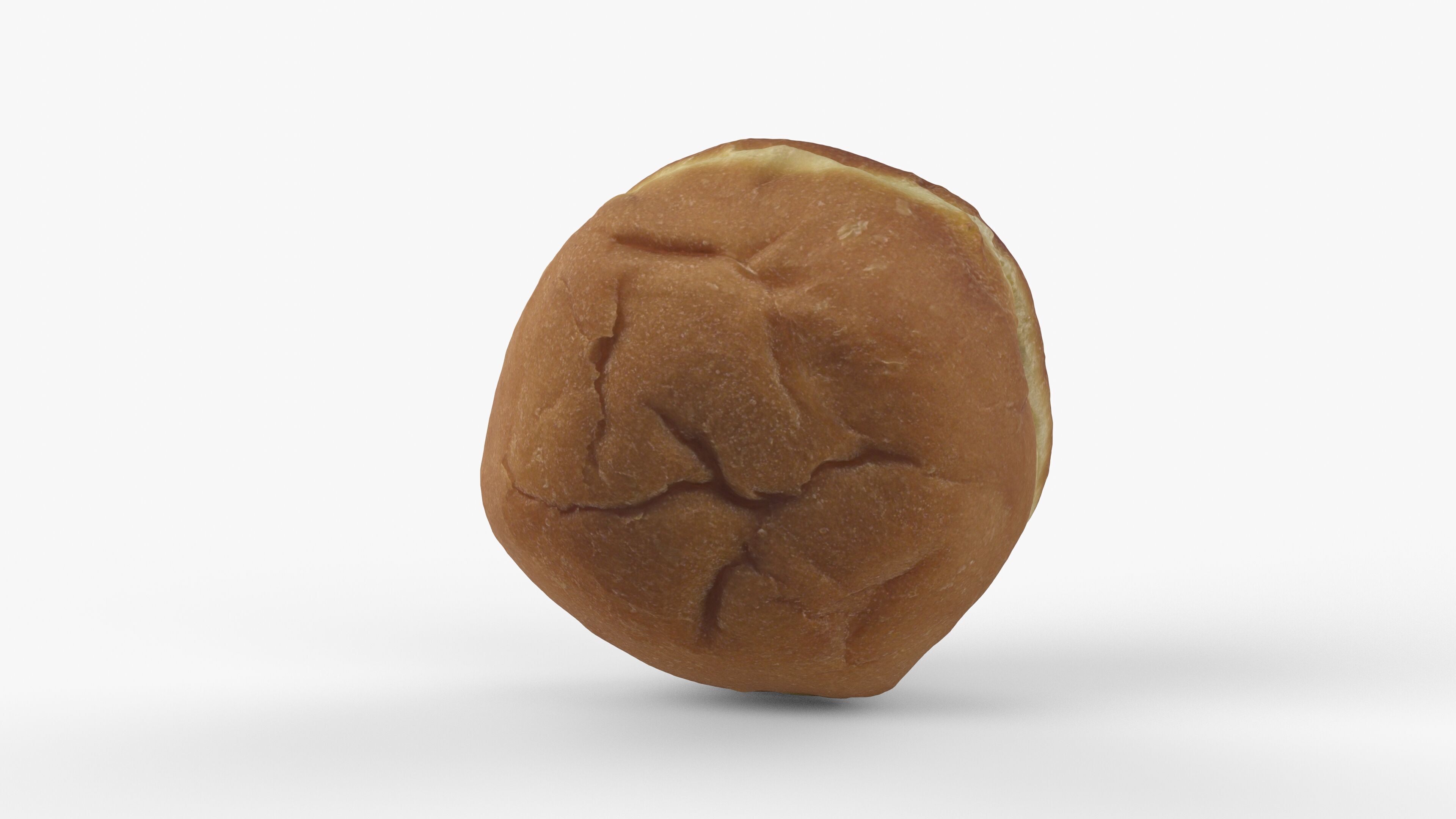 Photorealistic 3D scan of jelly donut or German Jam Doughnut Low-poly 3D model_9