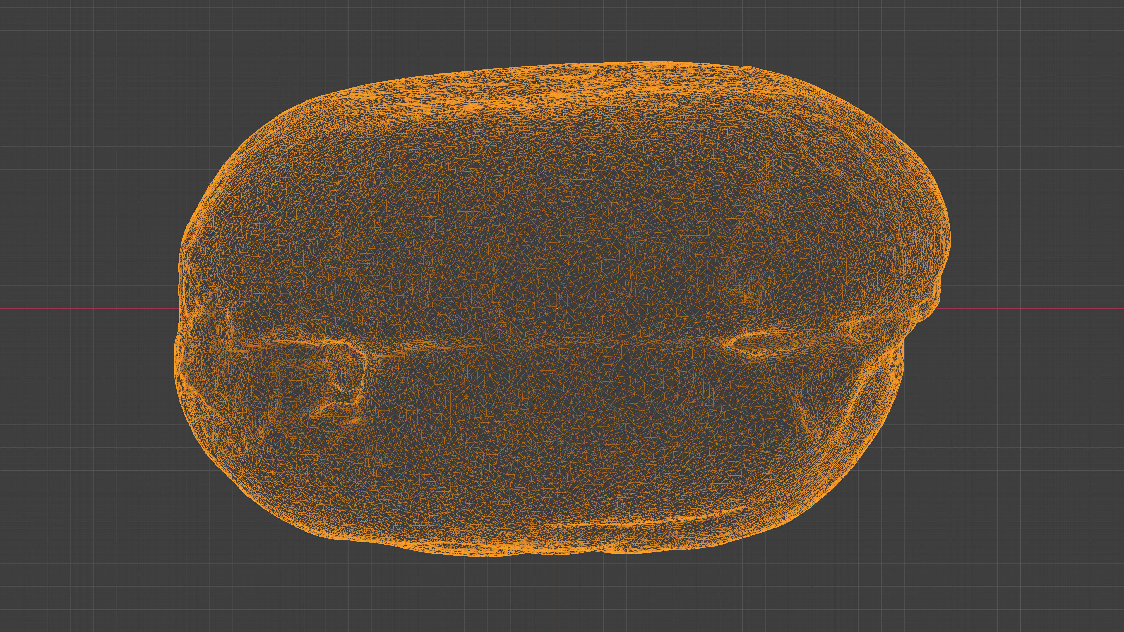 Photorealistic 3D scan of jelly donut or German Jam Doughnut Low-poly 3D model_16