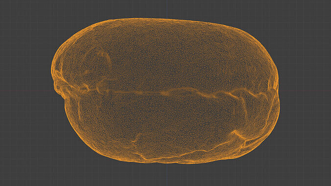 Photorealistic 3D scan of jelly donut or German Jam Doughnut Low-poly 3D model 5