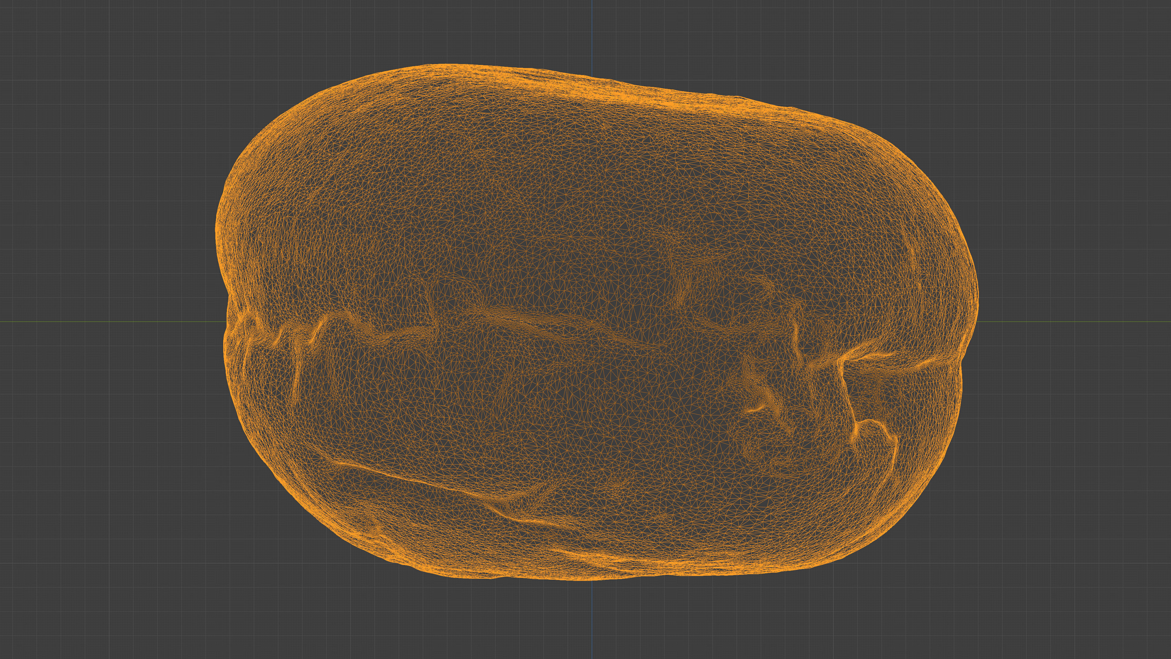 Photorealistic 3D scan of jelly donut or German Jam Doughnut Low-poly 3D model_17