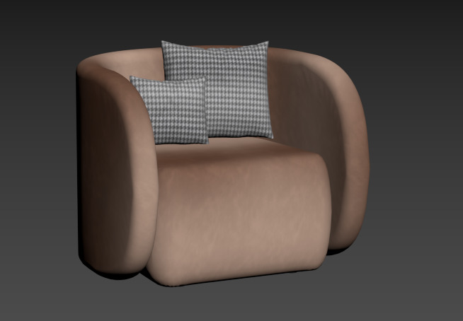 Cocoon Lounge Chair 3D model_8