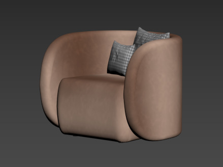 Cocoon Lounge Chair 3D model_9