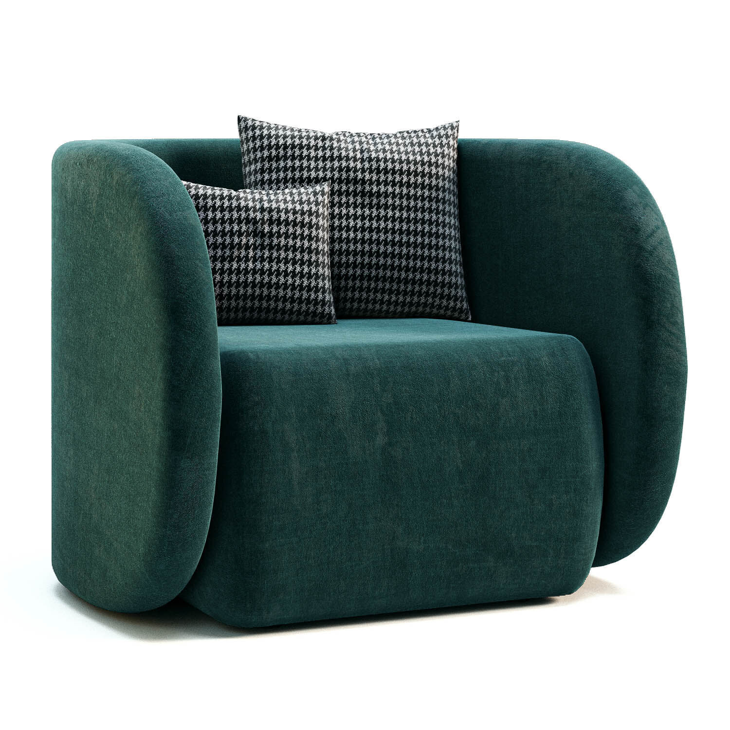 Cocoon Lounge Chair 3D model_3