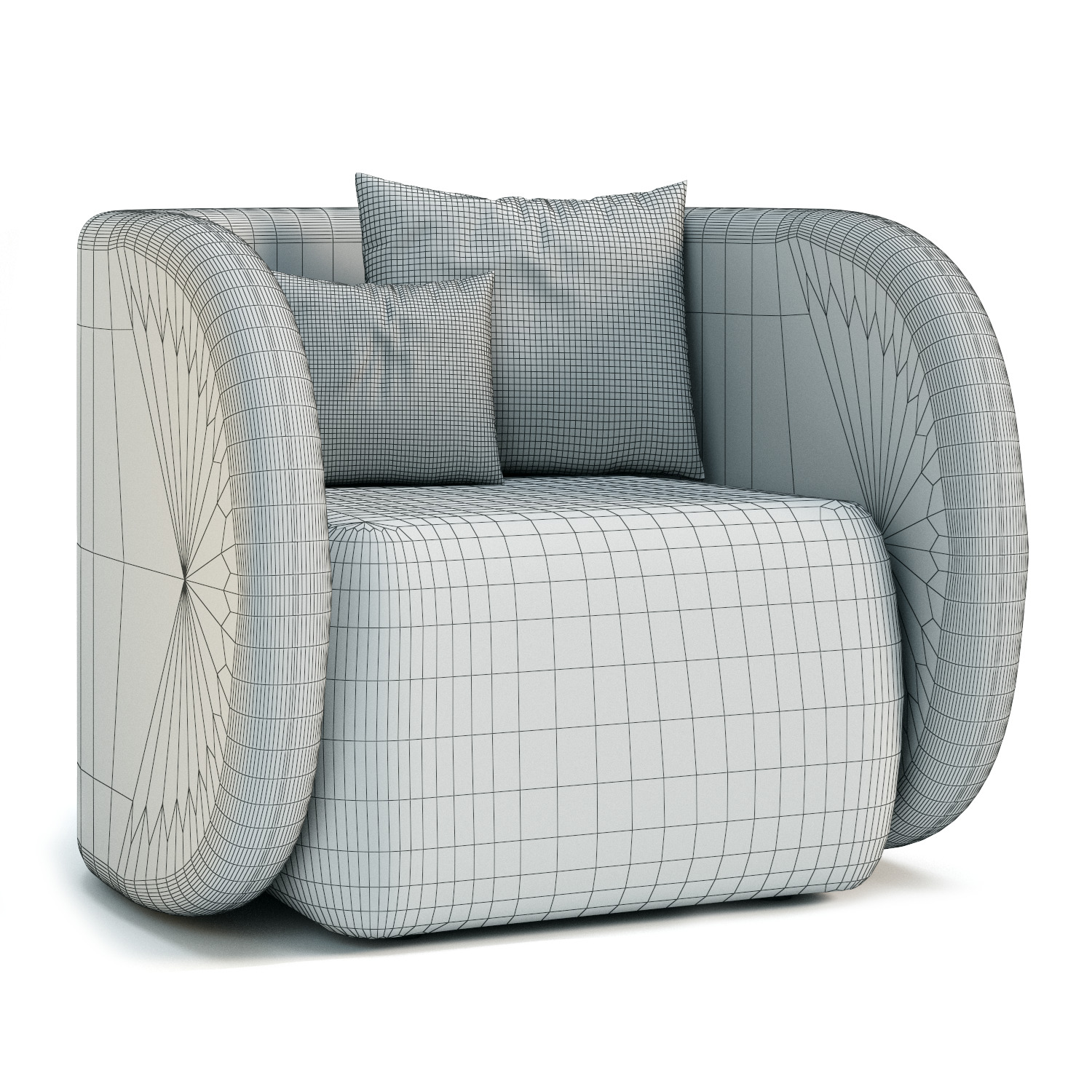 Cocoon Lounge Chair 3D model_6