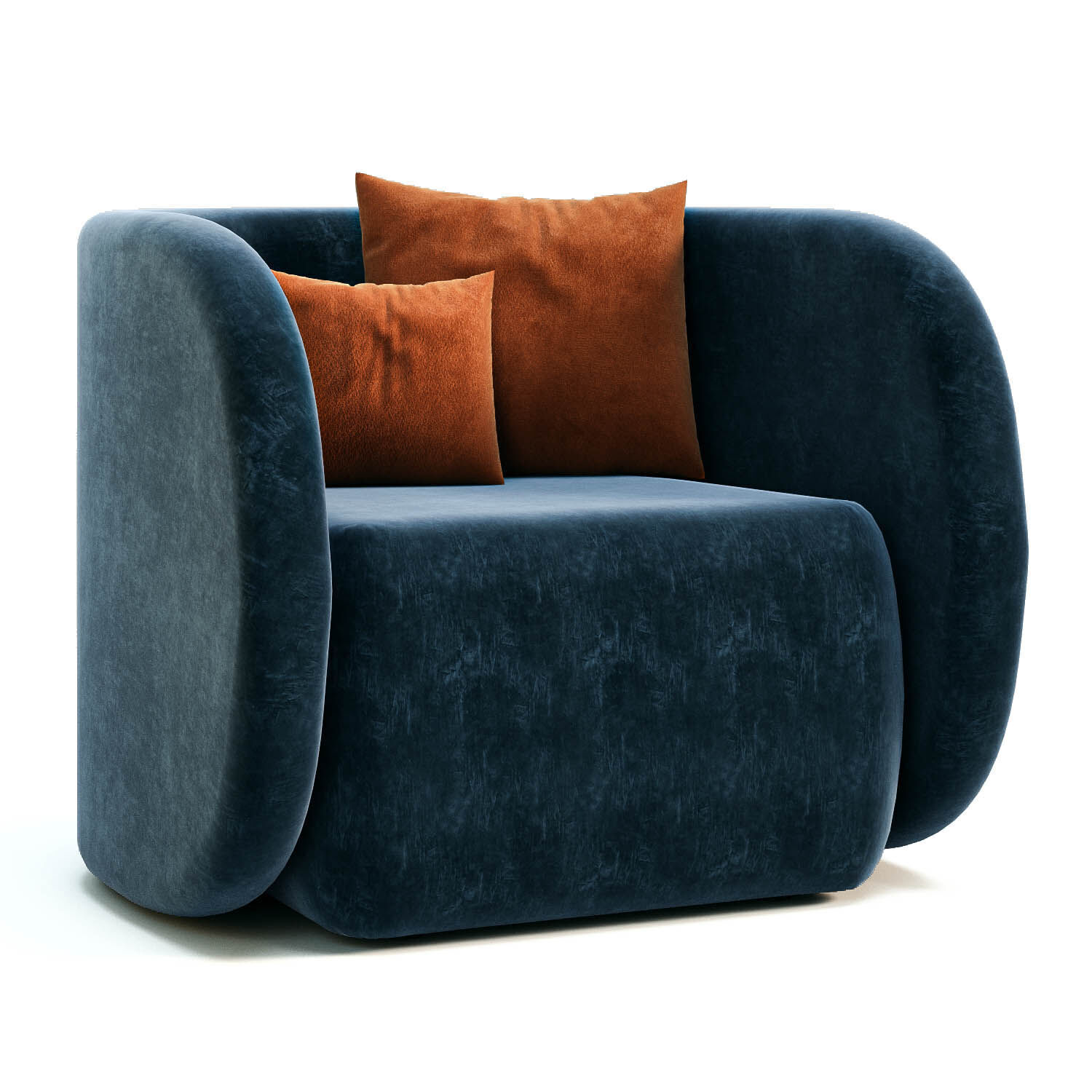 Cocoon Lounge Chair 3D model_5