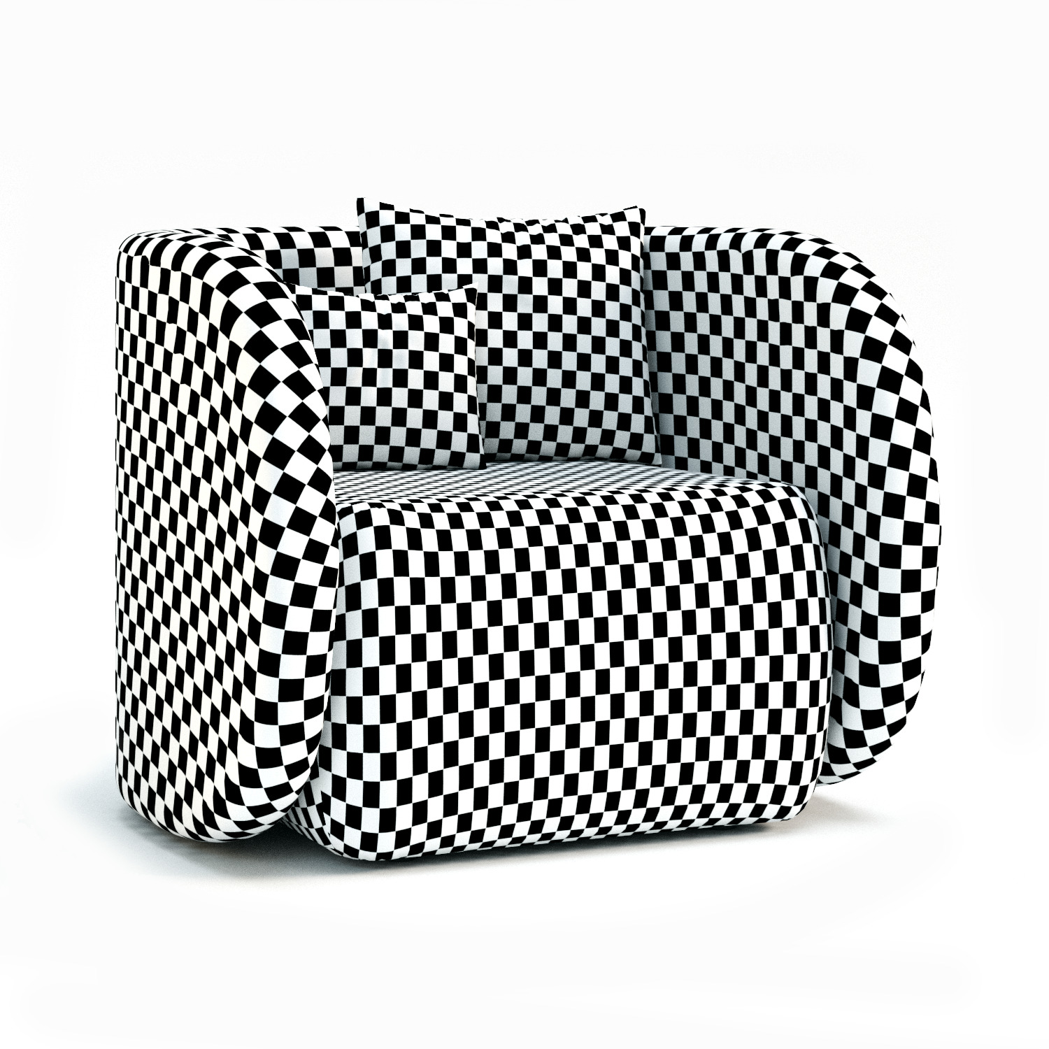 Cocoon Lounge Chair 3D model_7